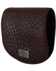 Dolce & Gabbana Refined Caimano Leather Coin Case