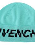 givenchy-aquamarine-green-wool-beanie-front