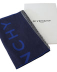 givenchy-elegant-blue-scarf-wool-silk-mix