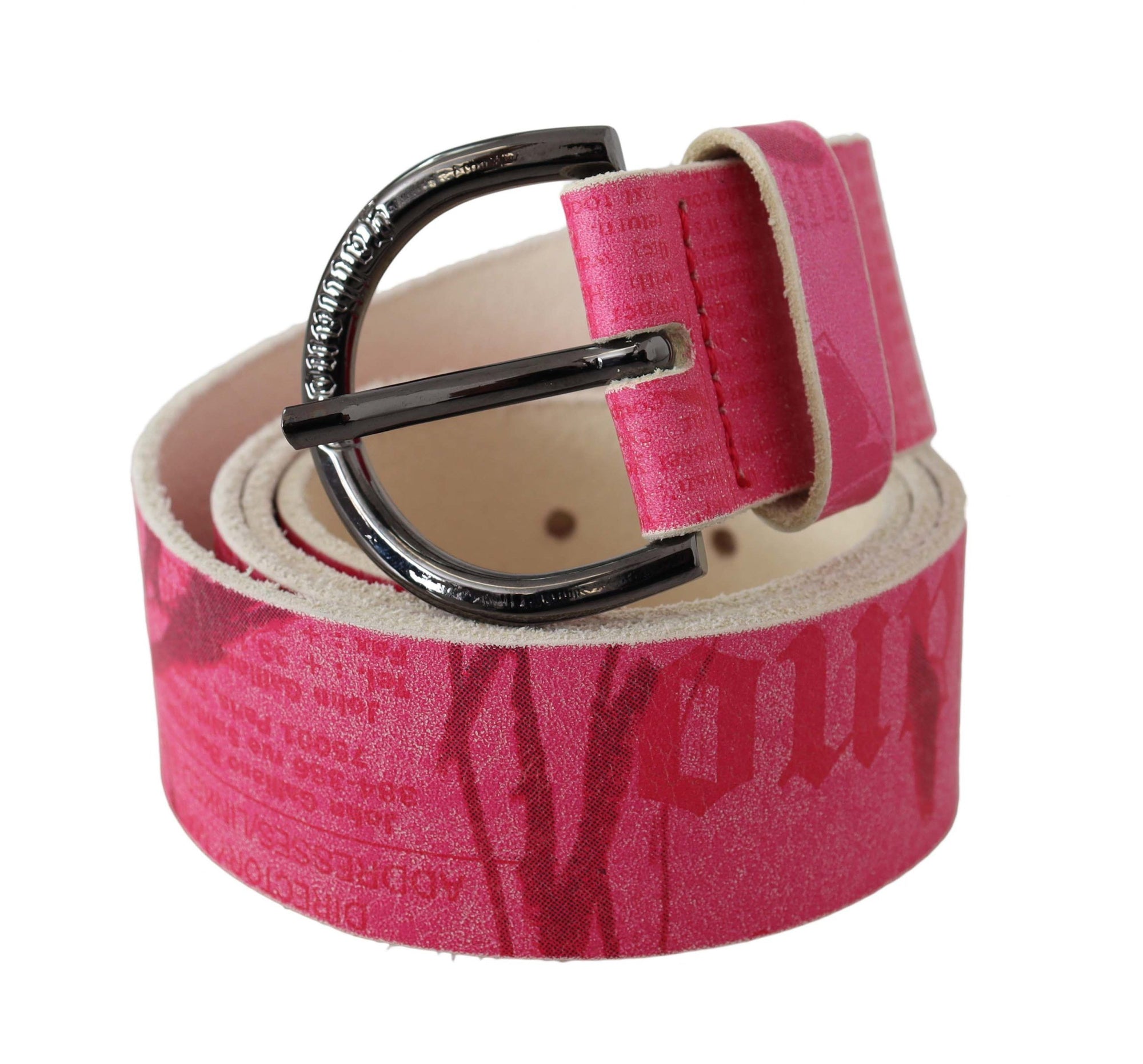 pink-leather-fashion-belt-black-buckle-detail