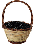 Dolce & Gabbana Chic Beige Wicker Basket Tote Bag