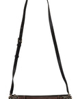 Dolce & Gabbana Elegant Black Leather Sling Shoulder Bag