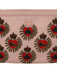 Dolce & Gabbana Elegant Pink Heart Clutch Wallet