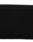 Dolce & Gabbana Sleek Black Monogram Neoprene Fanny Pack