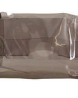 PINKO Chic Transparent Clutch for Evening Elegance