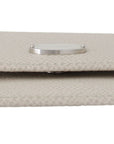 Dolce & Gabbana Chic White Leather Coin Case Wallet