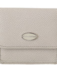 Dolce & Gabbana Chic White Leather Coin Case Wallet