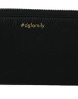 Dolce & Gabbana Chic Black and Red Leather Continental Wallet