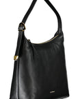 Coccinelle Elegant Black Leather Shoulder Bag