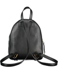 Coccinelle Elegant Black Leather Backpack