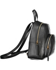 Coccinelle Elegant Black Leather Backpack