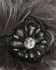 Dolce & Gabbana Elegant Fur and Crystal Ear Muffs