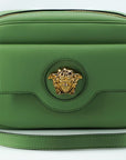 Versace Elegant Mint Green Leather Camera Case Bag