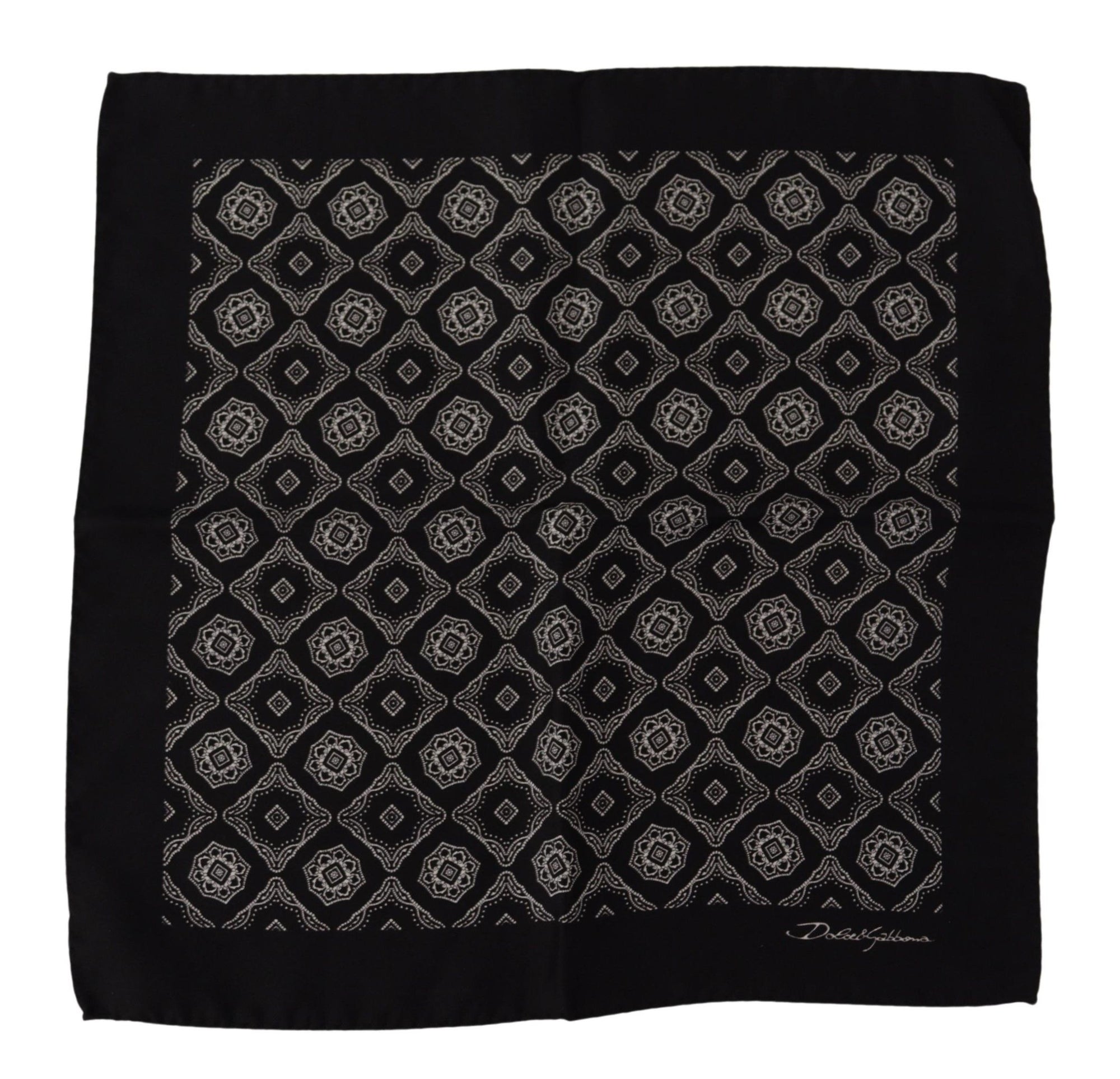 dolce-gabbana-black-silk-pocket-square-front