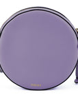 Versace Elegant Purple Round Shoulder Bag