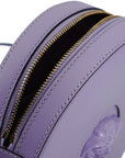 Versace Elegant Purple Round Shoulder Bag