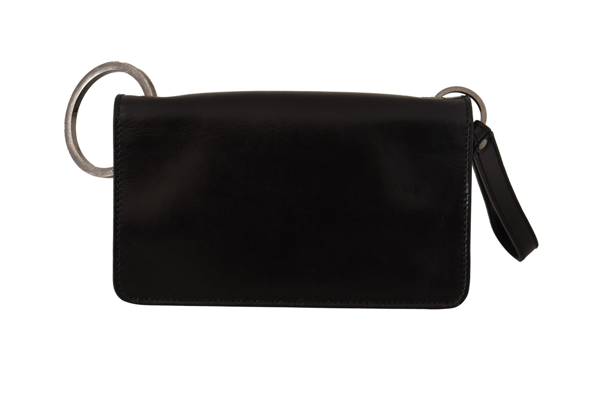 Dolce &amp; Gabbana Elegant Mini Leather Wallet in Timeless Black