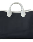 Dolce & Gabbana Elegant Two-Tone Leather Shopper Tote