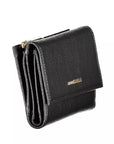 Coccinelle Chic Black Leather Wallet with Multiple Compartments