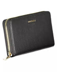 Coccinelle Elegant Black Leather Wallet with Multiple Compartments