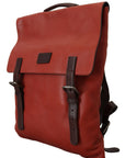 Dolce & Gabbana Elegant Calfskin Leather Backpack in Orange