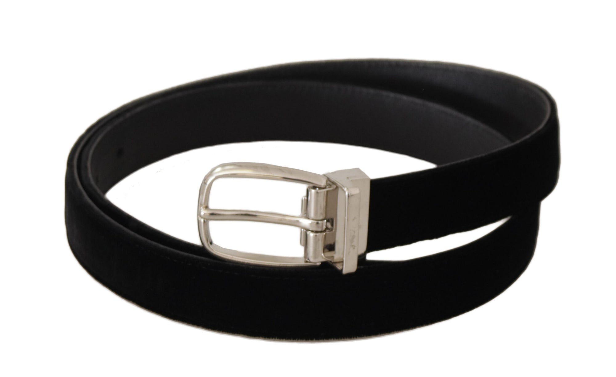 dolce-gabbana-black-velvet-belt-front-view