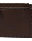 Dolce & Gabbana Elegant Brown Leather Coin Purse Wallet