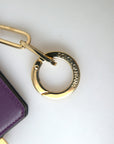 Dolce & Gabbana Purple Leather French Flap Wallet