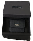 Dolce & Gabbana Elegant Leather Bifold Coin Purse Wallet