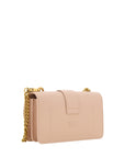 PINKO Chic Pink Cipria Mini Love Shoulder Bag