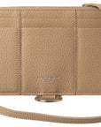 Dolce & Gabbana Elegant Beige Leather Wallet with Detachable Strap