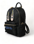 Dolce & Gabbana - Elegant Black Gold Detail Backpack