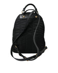 Dolce & Gabbana - Elegant Black Gold Detail Backpack