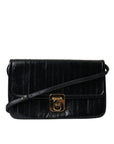 Dolce & Gabbana - Elegant Eelskin Leather Shoulder Bag