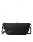 Dolce & Gabbana Elegant Black Leather Shoulder Bag