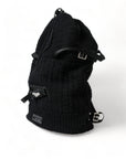 Dolce & Gabbana Elegant Tricot Wool-Blend Backpack in Black