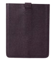 Dolce & Gabbana Elegant Leather Tablet Pouch in Rich Brown