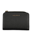 Coccinelle Elegant Black Leather Double Compartment Wallet