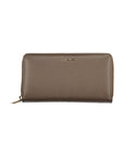 Coccinelle Chic Brown Leather Wallet with Ample Space