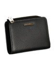 Coccinelle Elegant Black Leather Double Compartment Wallet