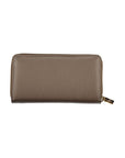 Coccinelle Chic Brown Leather Wallet with Ample Space