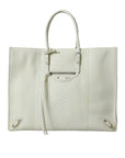 balenciaga-white-python-tote-front-view