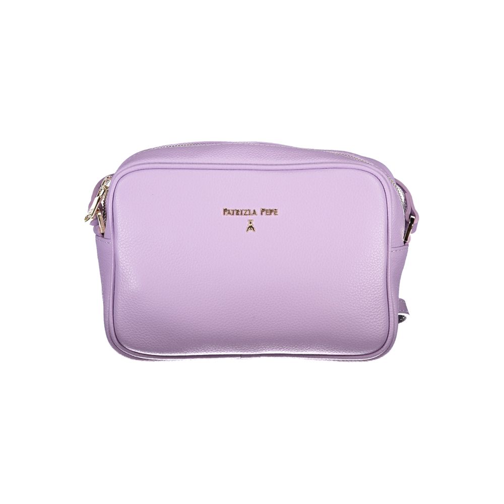 patrizia-pepe-purple-cross-body-bag-front-view