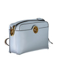 Coccinelle Light Blue Leather Handbag