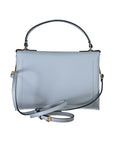 Coccinelle Light Blue Leather Handbag