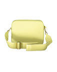 Coccinelle - Yellow Leather Shoulder Bag with External Pocket