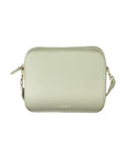 Coccinelle - Green Leather Shoulder Bag with Contrast Details