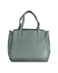 Coccinelle - Green Leather Handbag with Adjustable Strap