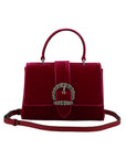 Jimmy Choo Leather-Satin Handle Bag - Raspberry Pink