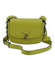 Jimmy Choo ARENNE Leather Satchel - Vibrant Lime Yellow